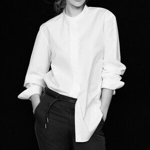 Uniqlo +J white cotton shirt